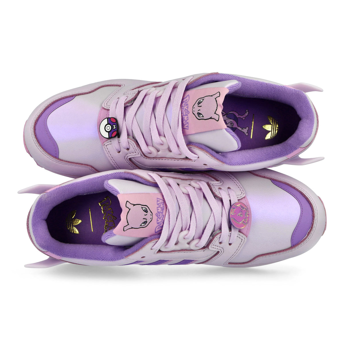 Pokémon x adidas ZX 8000 Mewtwo Icey Lavender / Violet Fusion / Bliss Lilac Low Top Sneakers KI5326 Detail View 1 | Overkill