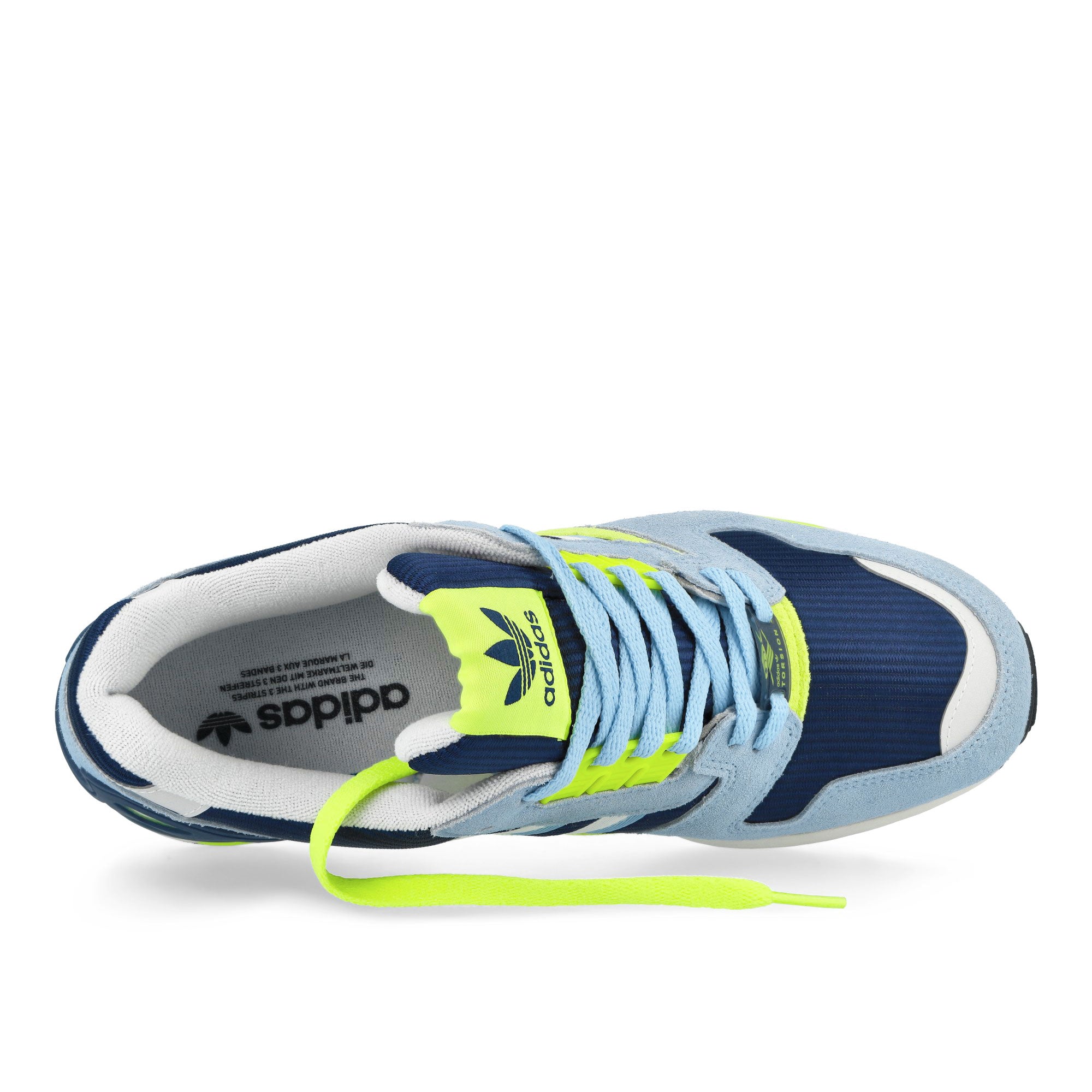 adidas ZX 8000 Dark Blue / Footwear White / Solar Yellow Low Top Sneakers KI5674 Detailfoto | Overkill

