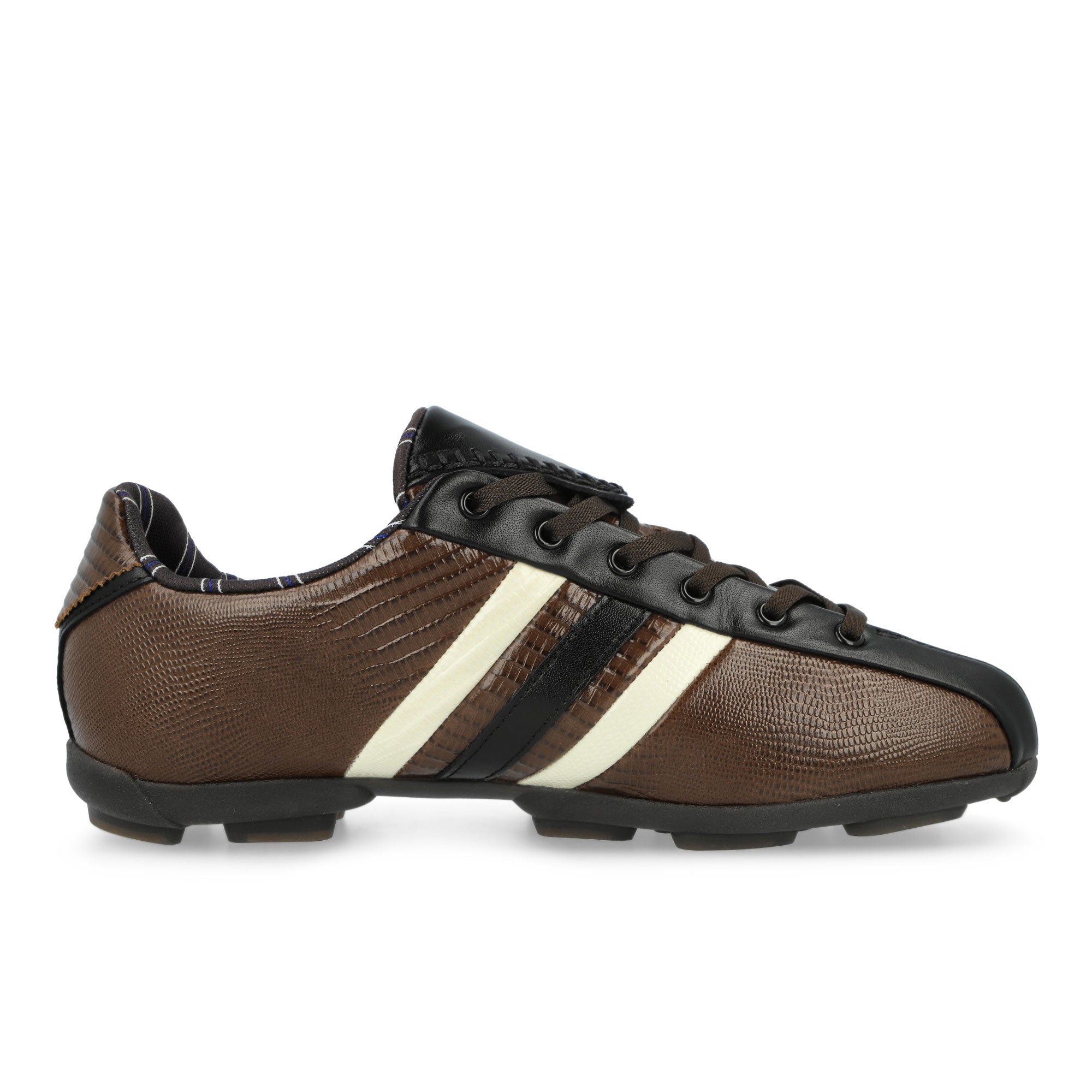 Bad Bunny x adidas The Field Lizzard Cream White / Dark Brown / Core Black Low Top Sneaker KI6114 Silhouette | Overkill
