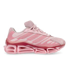 Willy Chavarria x adidas Megaride AG Clear Pink / Clear Pink / Power Red Low Top Sneakers KI7006 Silhouette | Overkill
