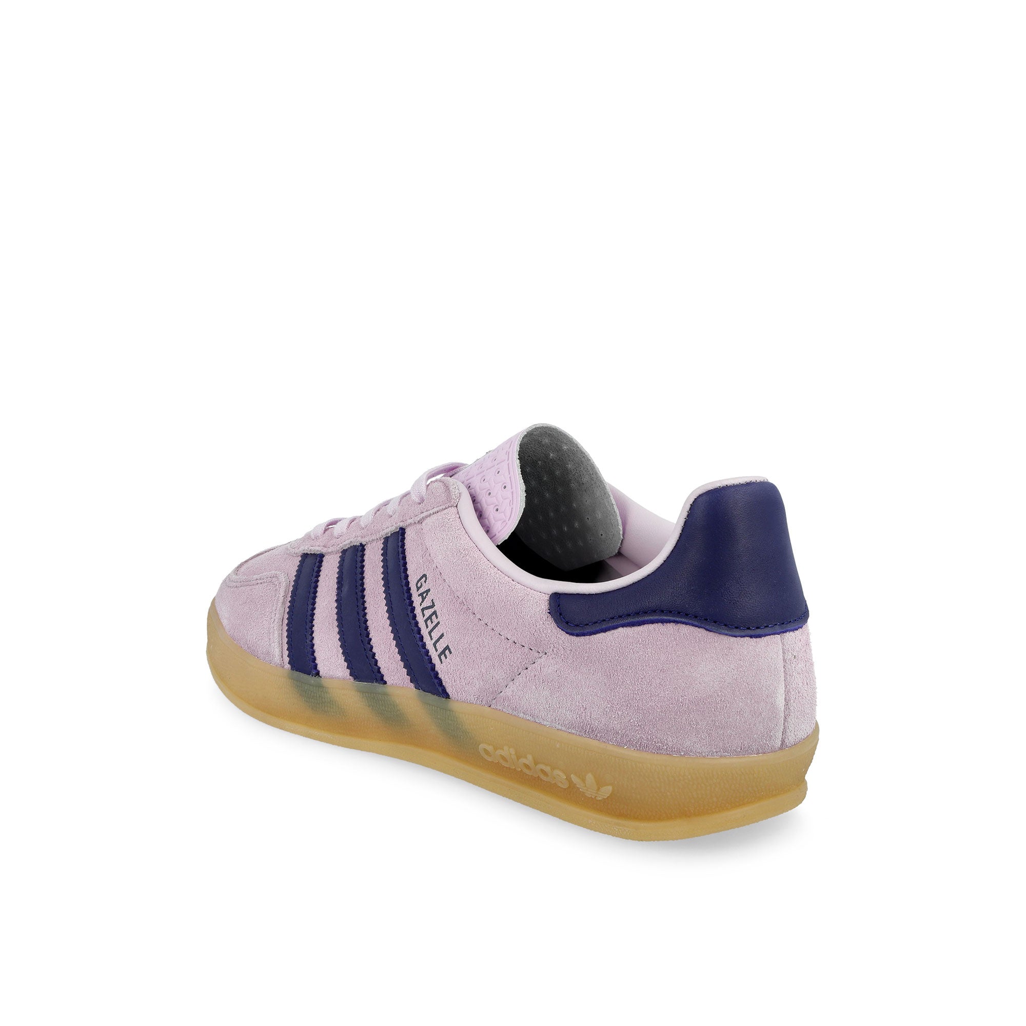 adidas Gazelle Indoor W Icey Lavender / Victory Blue / Gum 4 Sneaker KI7135 Material | Overkill
