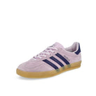 adidas Gazelle Indoor W Icey Lavender / Victory Blue / Gum 4 Sneaker KI7135 Close-up | Overkill
