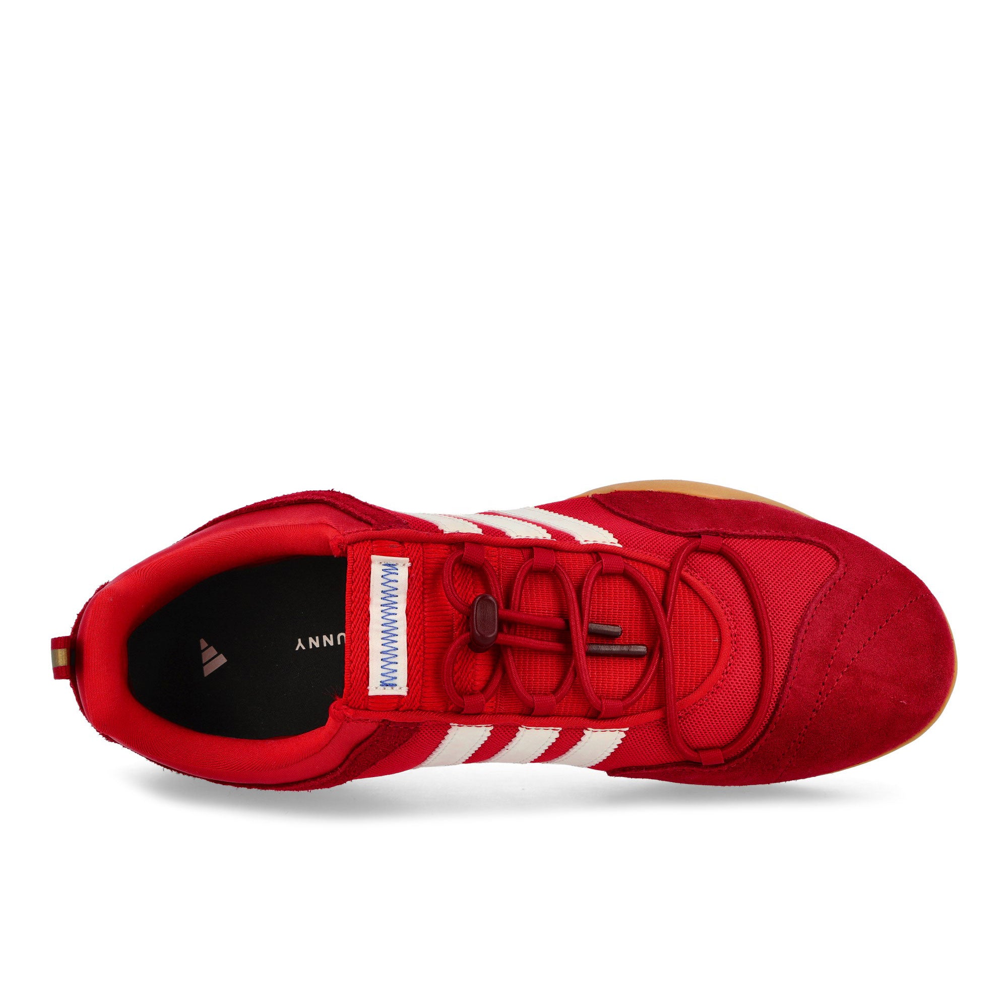 Bad Bunny x adidas Ballerina  Vivid Red / Chalk White - Power Red Low Top Sneakers KI7916 Detailfoto | Overkill
