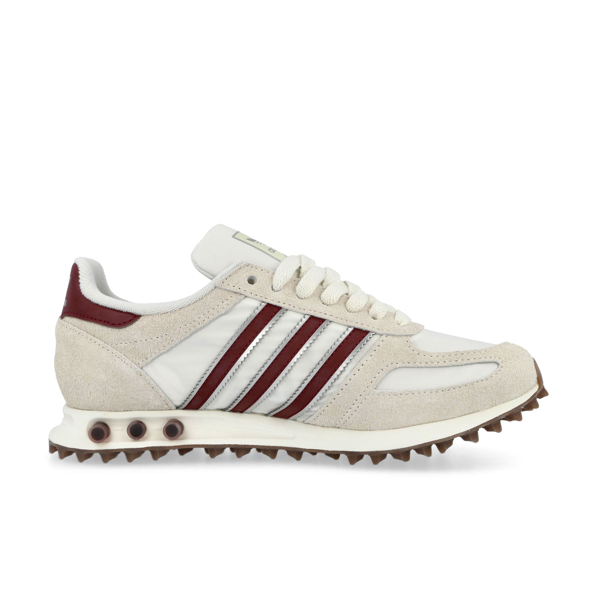 adidas LA Trainer OG W Off White / Shadow Red / Cream White Low Top Sneakers KI8041 Silhouette | Overkill
