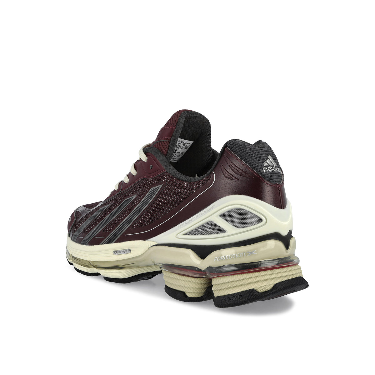 adidas Formotion F50 Maroon / Iron Metallic / Cream White Low Top Sneakers KI8167 Material | Overkill
