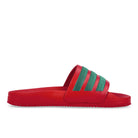 adidas Adilette Better Scarlet / Collegiate Green / Better Scarlet Slides KI8336 Silhouette | Overkill
