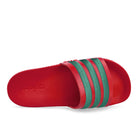 adidas Adilette Better Scarlet / Collegiate Green / Better Scarlet Slides KI8336 Detailfoto | Overkill
