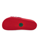 adidas Adilette Better Scarlet / Collegiate Green / Better Scarlet Slides KI8336 Detail View 1 | Overkill
