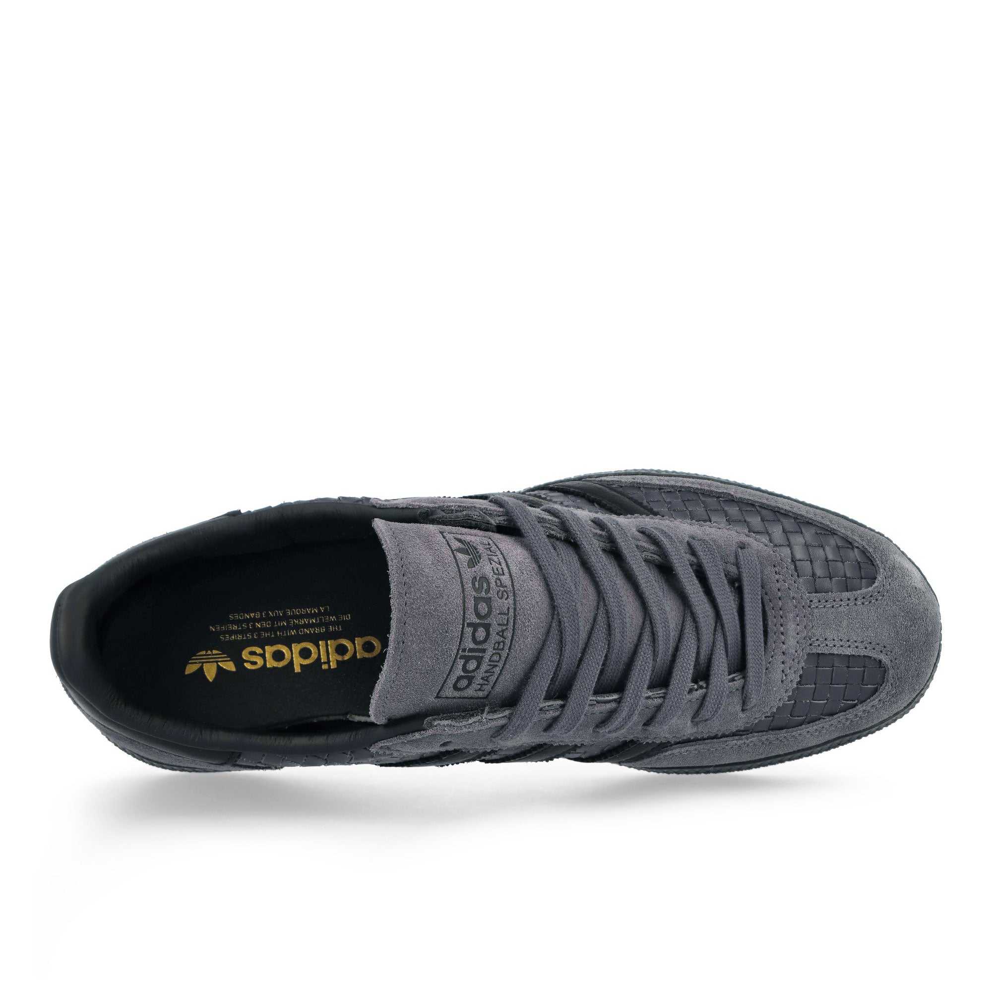 adidas Handball Spezial Aurora Onix / Core Black / Gold Metallic Low Top Sneakers KI8687 Detailfoto | Overkill
