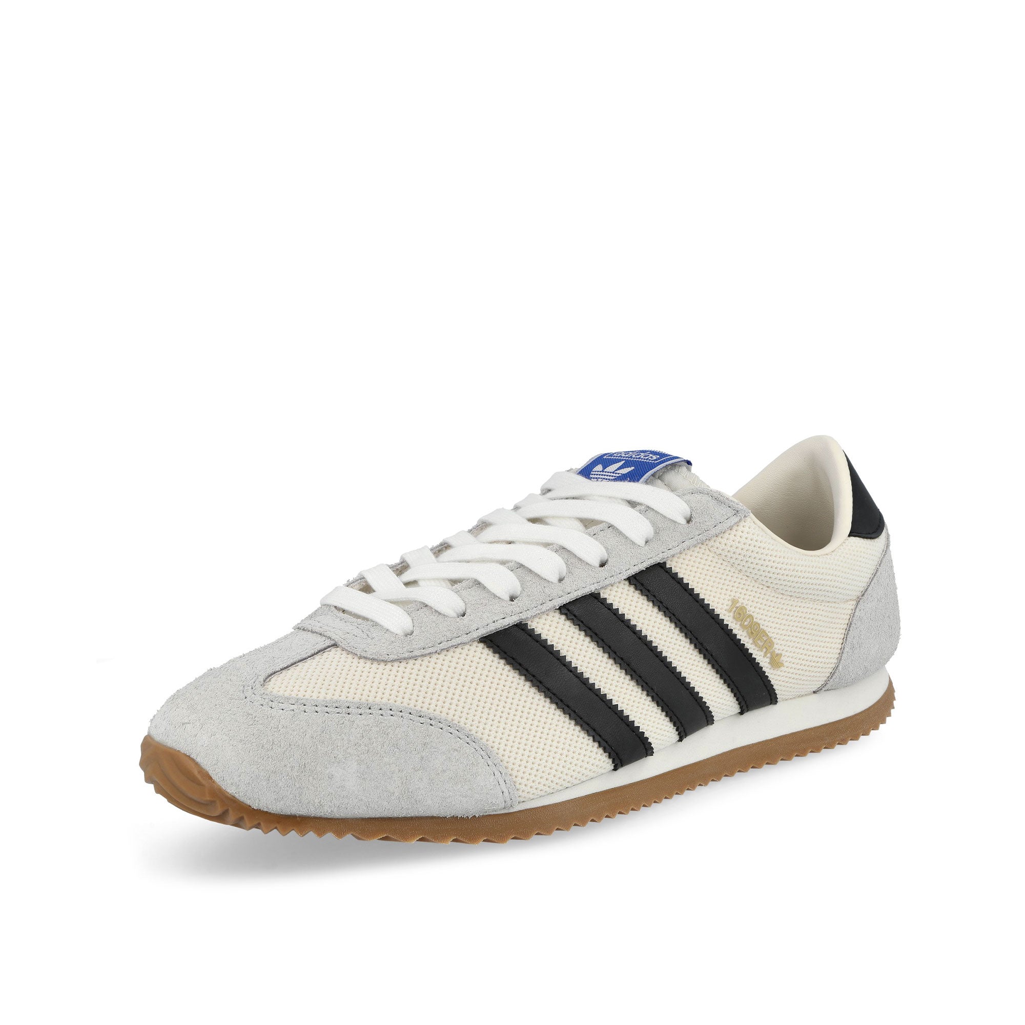 adidas 1609ER RS Chalk White / Core Black / Crystal White Sneaker KI9861 Close-up | Overkill
