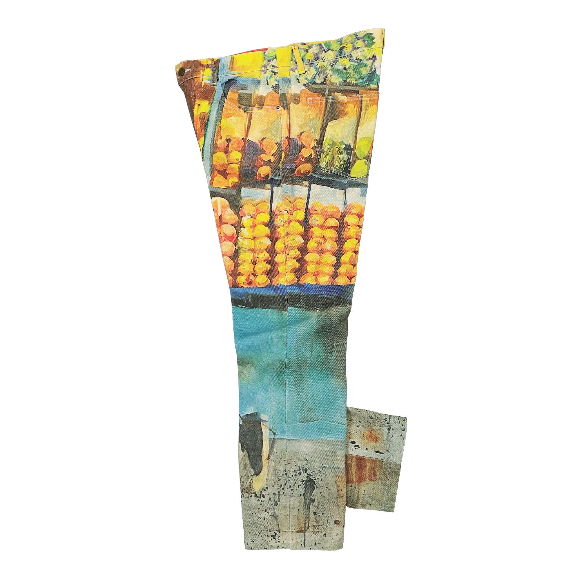 Kidsuper Studios La Casa Cargo Pants Yellow Cargo Pants Material | Overkill