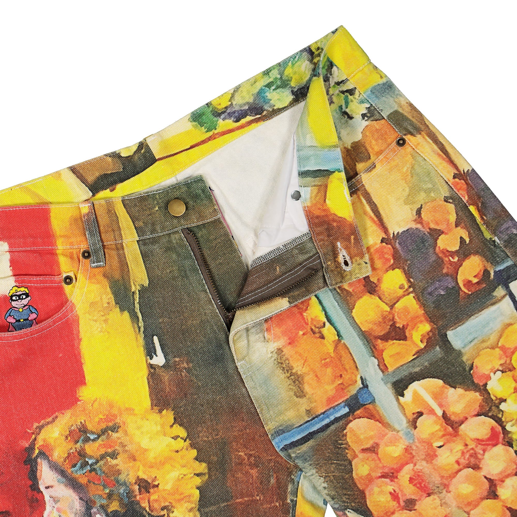 Kidsuper Studios La Casa Cargo Pants Yellow Cargo Pants Detailfoto | Overkill