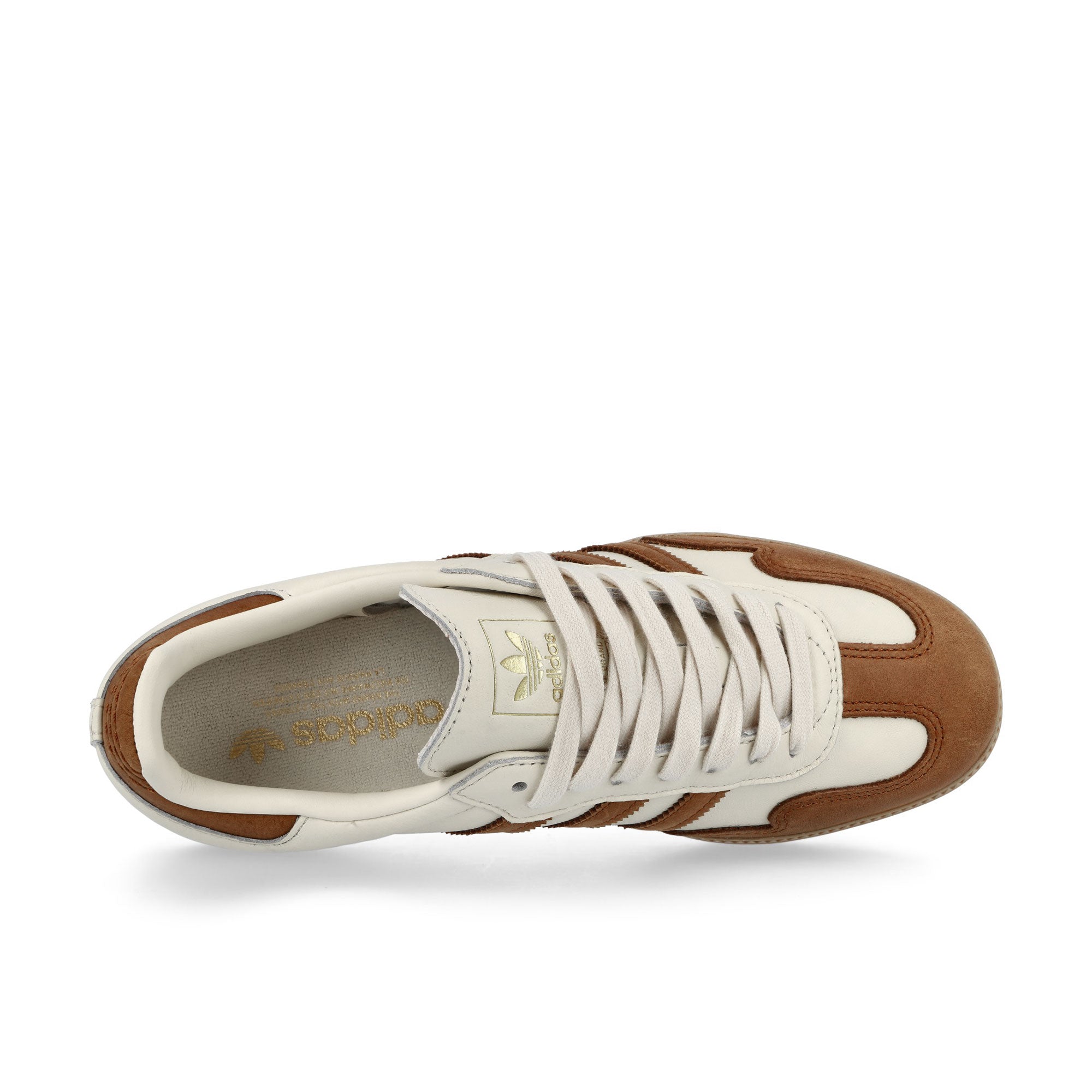 adidas Samba OG W Wonder White / Dusky Bronze / Gold Metallic Low Top Sneakers KJ0996 Detailfoto | Overkill
