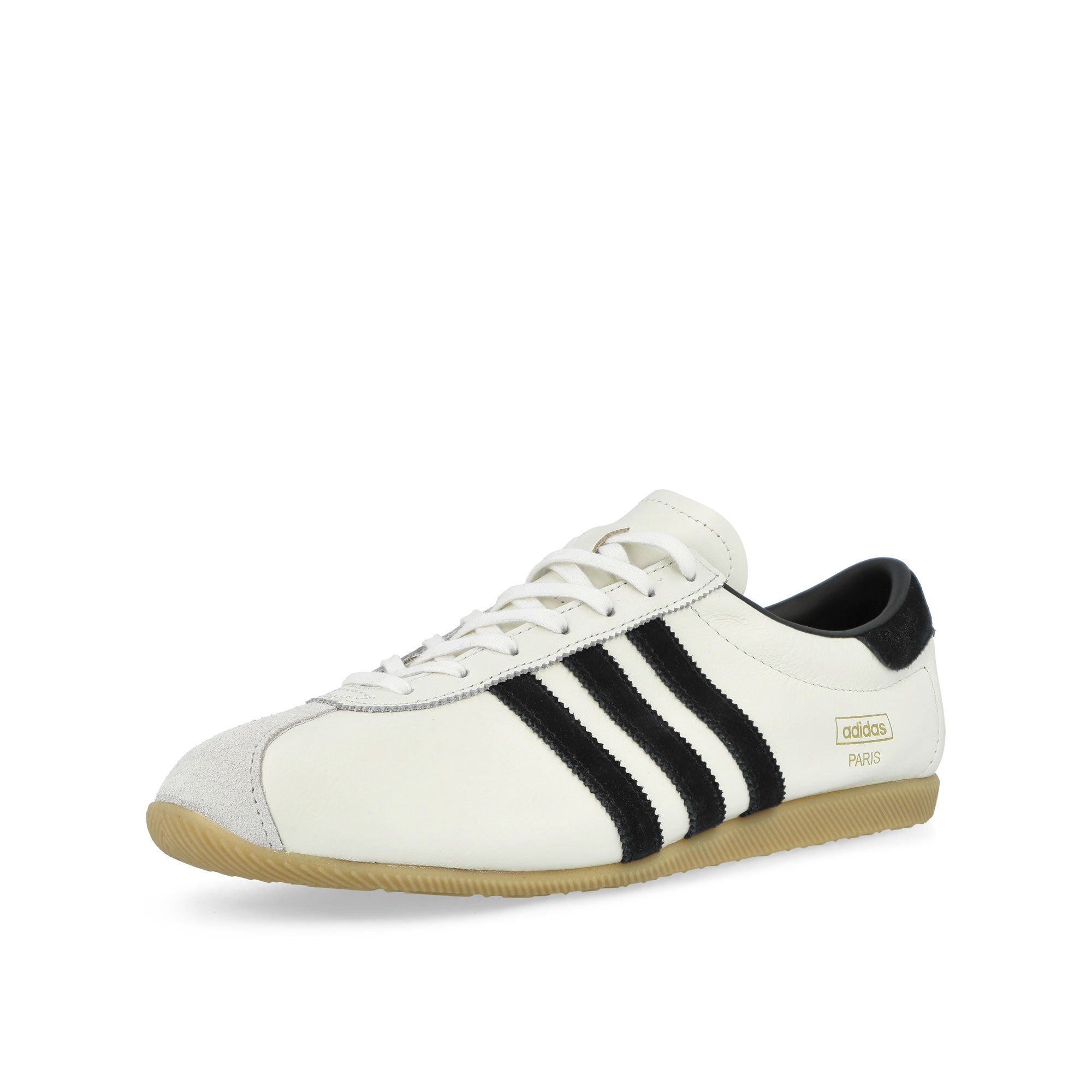 adidas Paris Core Whihte / Core Black Gum 3  Low Top Sneakers KJ1015 Close-up | Overkill
