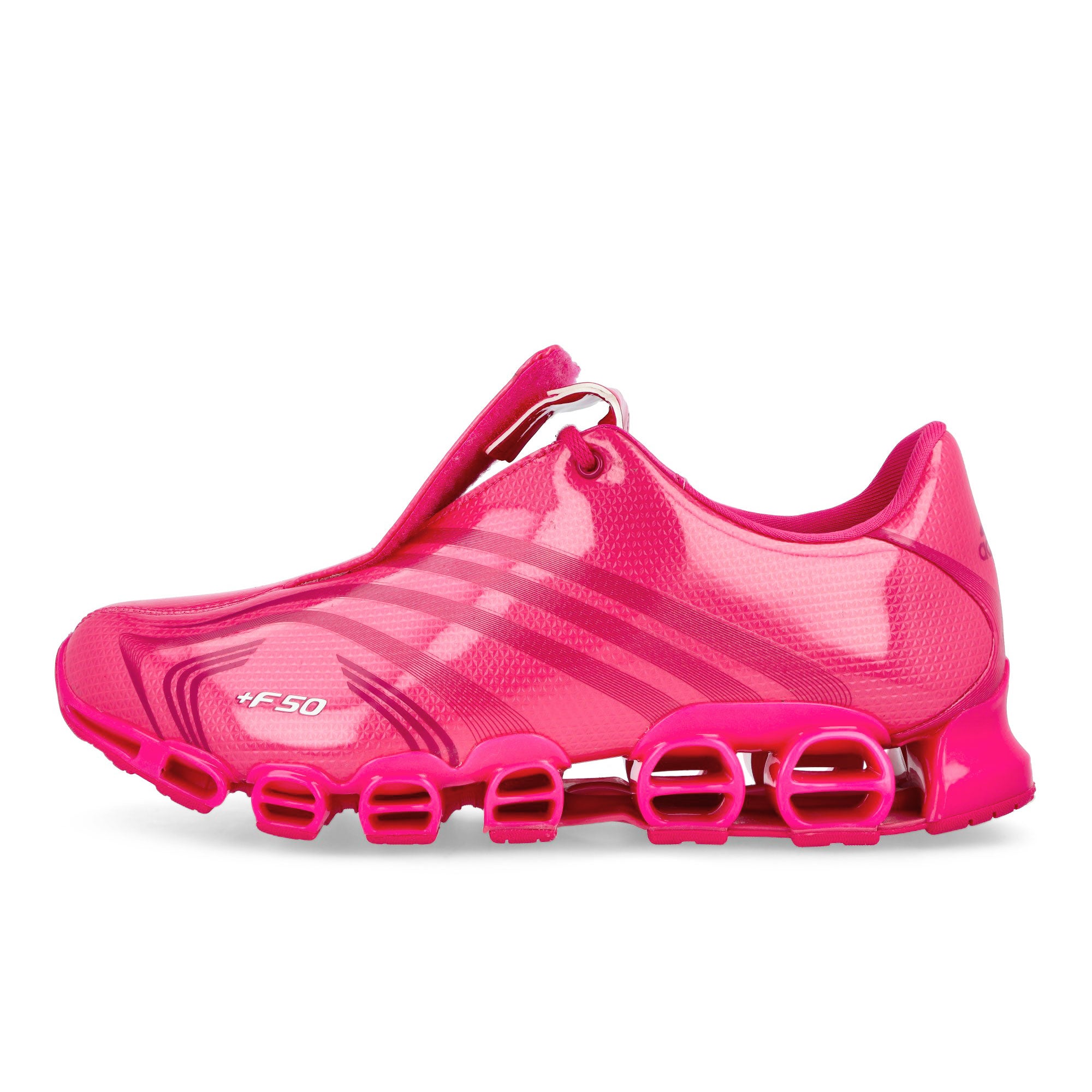 adidas F50 Tunit Mega Consortium Real Magenta / real Magenta / Silver Metallic Low Top Sneakers KJ1554 | Overkill
