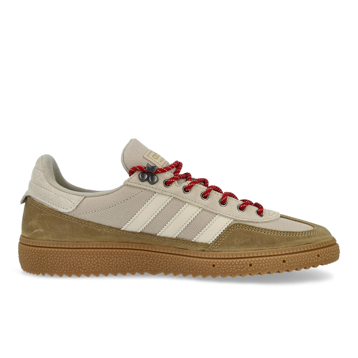 adidas Handball Spezial WTR Khaki Three / Clear Brown / Light Cinnamon Low Top Sneakers KJ1722 Silhouette | Overkill
