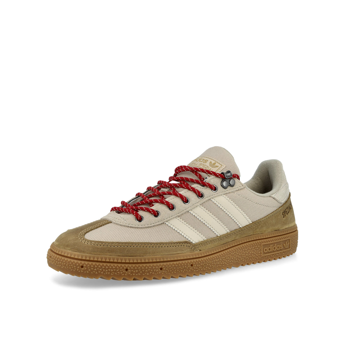 adidas Handball Spezial WTR Khaki Three / Clear Brown / Light Cinnamon Low Top Sneakers KJ1722 Close-up | Overkill
