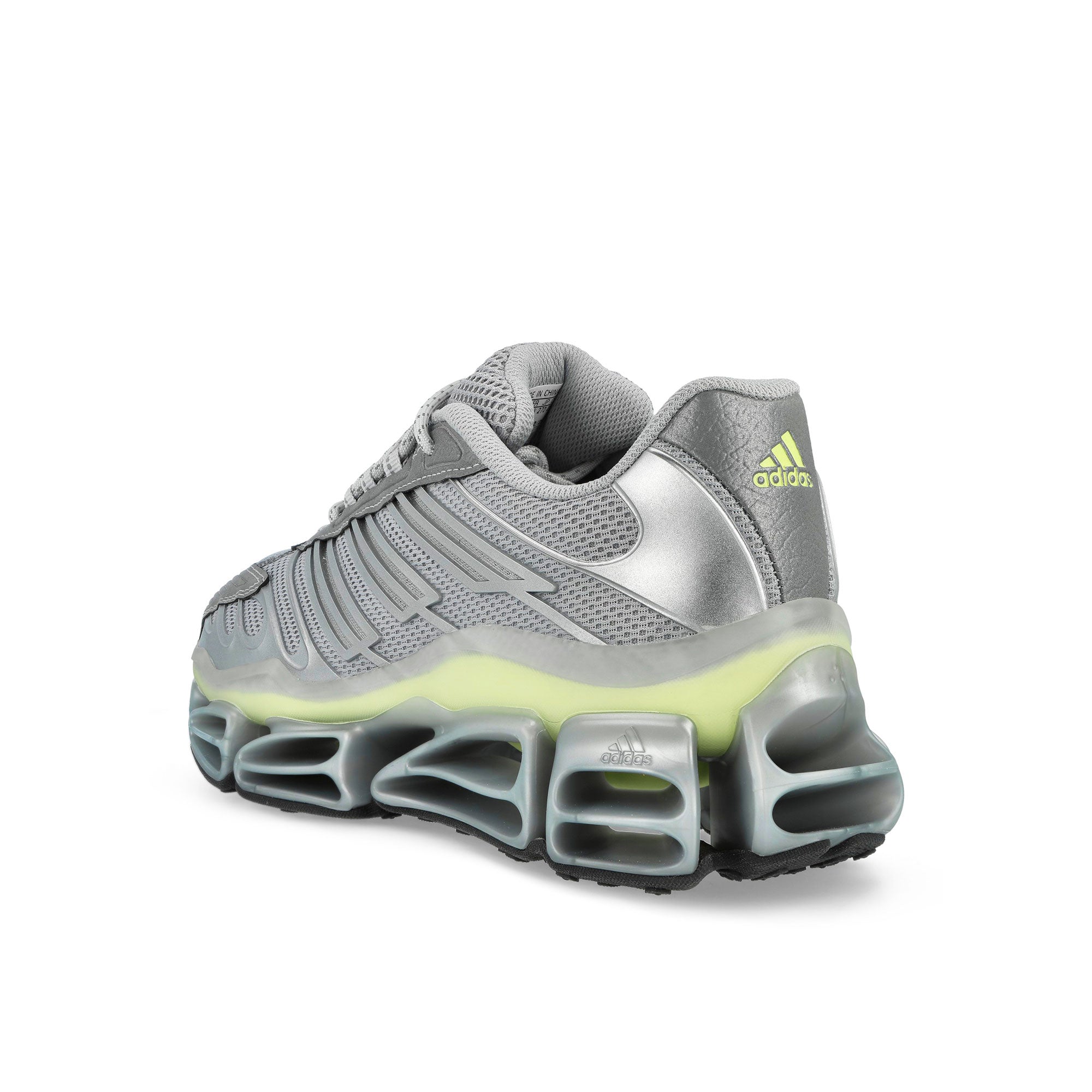 adidas Megaride AG Silver Metallic / Silver Metallic / Core Black Low Top Sneakers KJ3001 Material | Overkill
