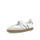 adidas Samba Jane W Footwear White / Silver Metallic / Gum 4 Sneaker KJ3785 Close-up | Overkill
