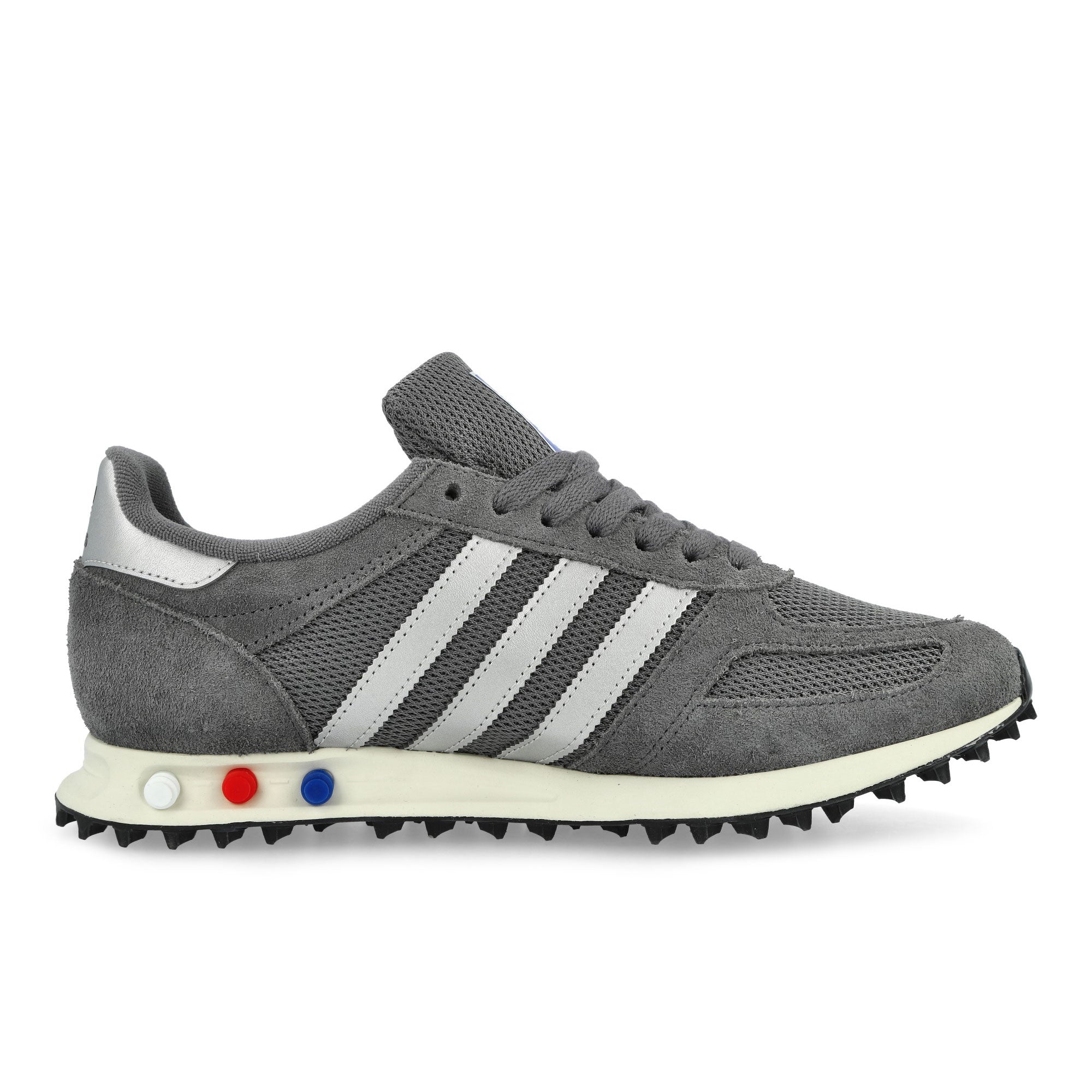 adidas LA Trainer OG Grey Four / Silver Metallic / Off White Low Top Sneakers KJ4380 Silhouette | Overkill
