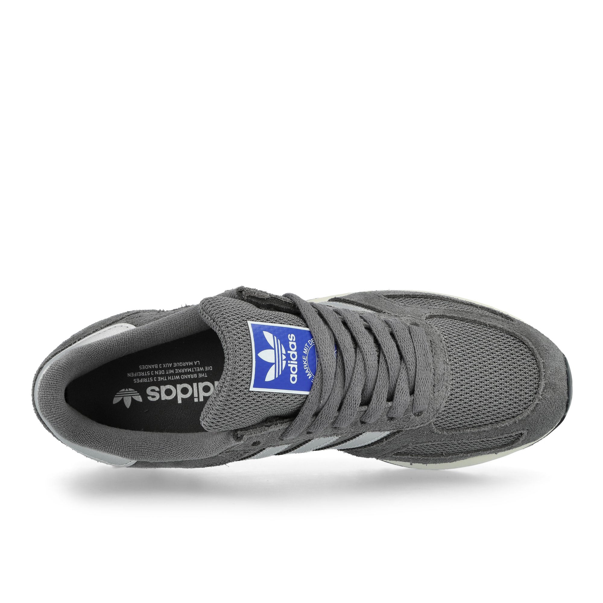 adidas LA Trainer OG Grey Four / Silver Metallic / Off White Low Top Sneakers KJ4380 Detailfoto | Overkill
