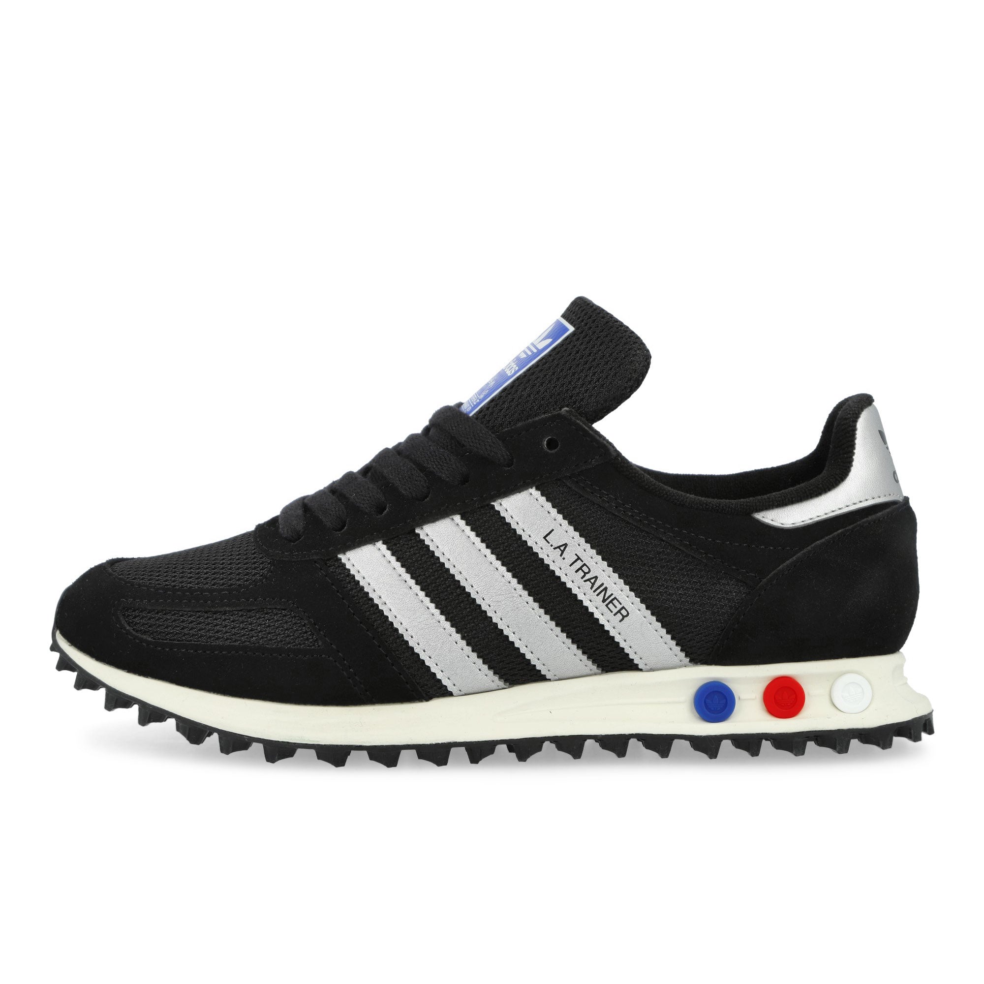adidas LA Trainer OG Core Black / Silver Metallic / Off White Low Top Sneakers KJ4381 | Overkill
