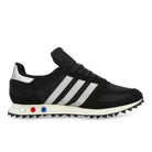 adidas LA Trainer OG Core Black / Silver Metallic / Off White Low Top Sneakers KJ4381 Silhouette | Overkill
