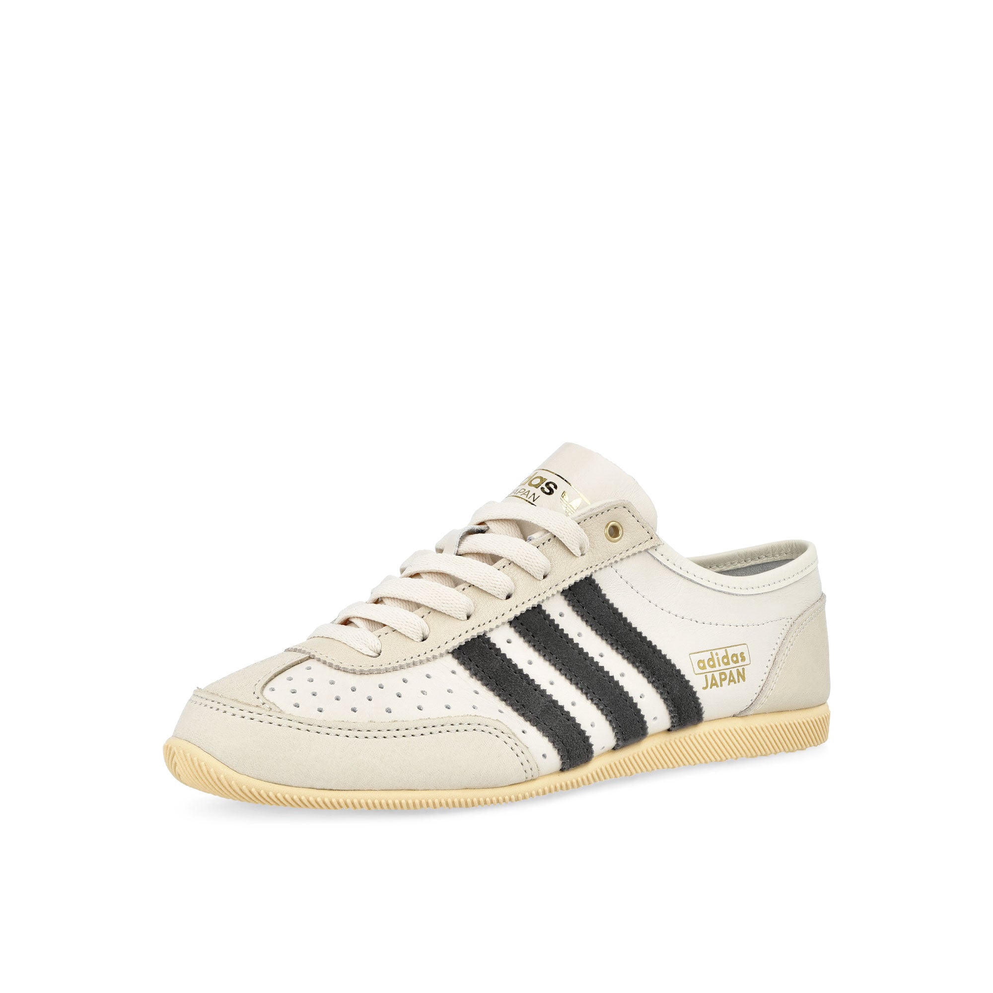 adidas Japan Decon W Cream White / Utility Black / Orange Tint Low Top Sneakers KJ6213 Close-up | Overkill
