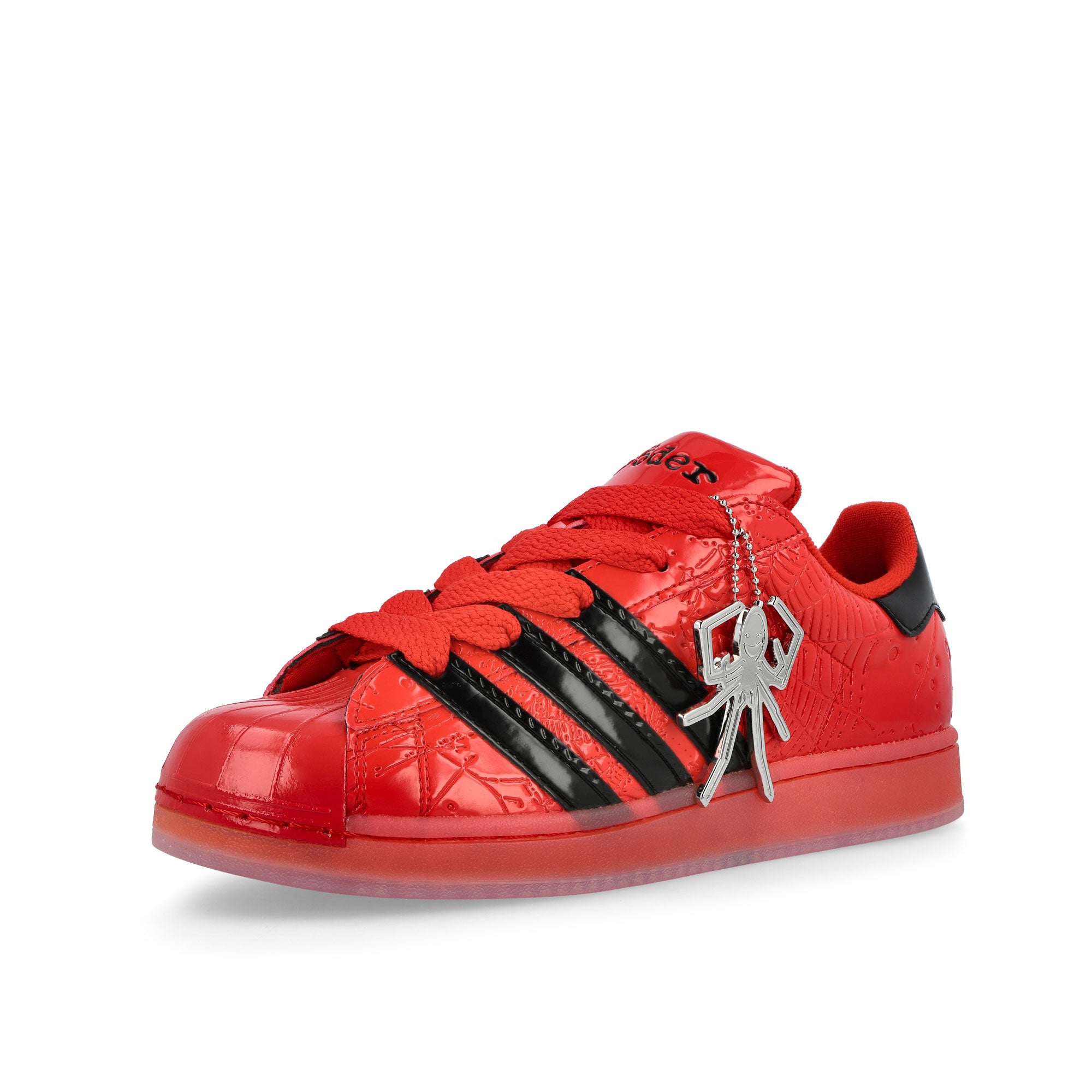 SP5DER x adidas Superstar  Supplier Colour / Core Black / Silver Metallic Low Top Sneakers KJ7005  Close-up | Overkill

