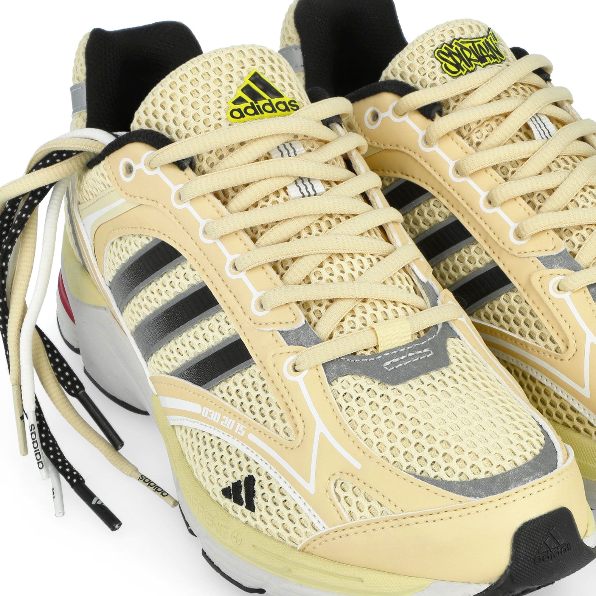 yu＊M adidas ZX 2K Boost Futureshell White Acid Yellow Men's - G55509 - US