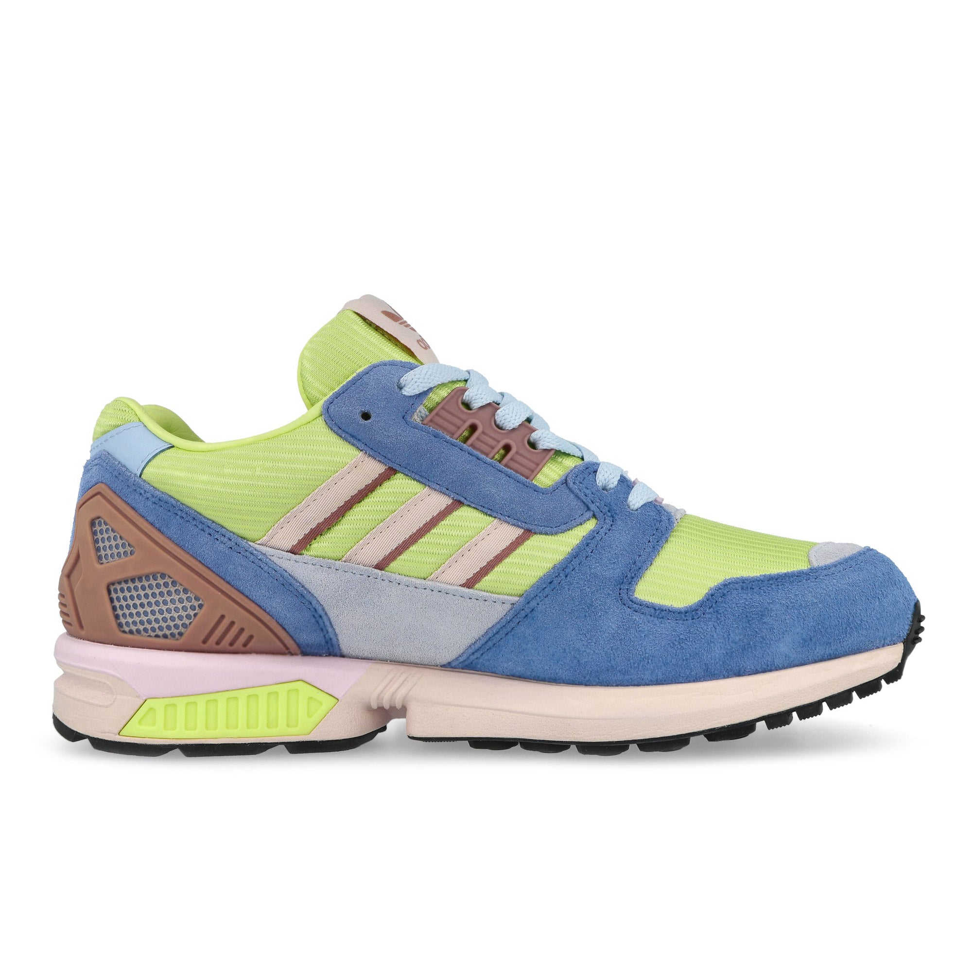 adidas ZX 8000 MIG Semi Frozen Lemon / Wonder Quartz / Blue Fusion Low Top Sneakers KJ7660 Silhouette | Overkill
