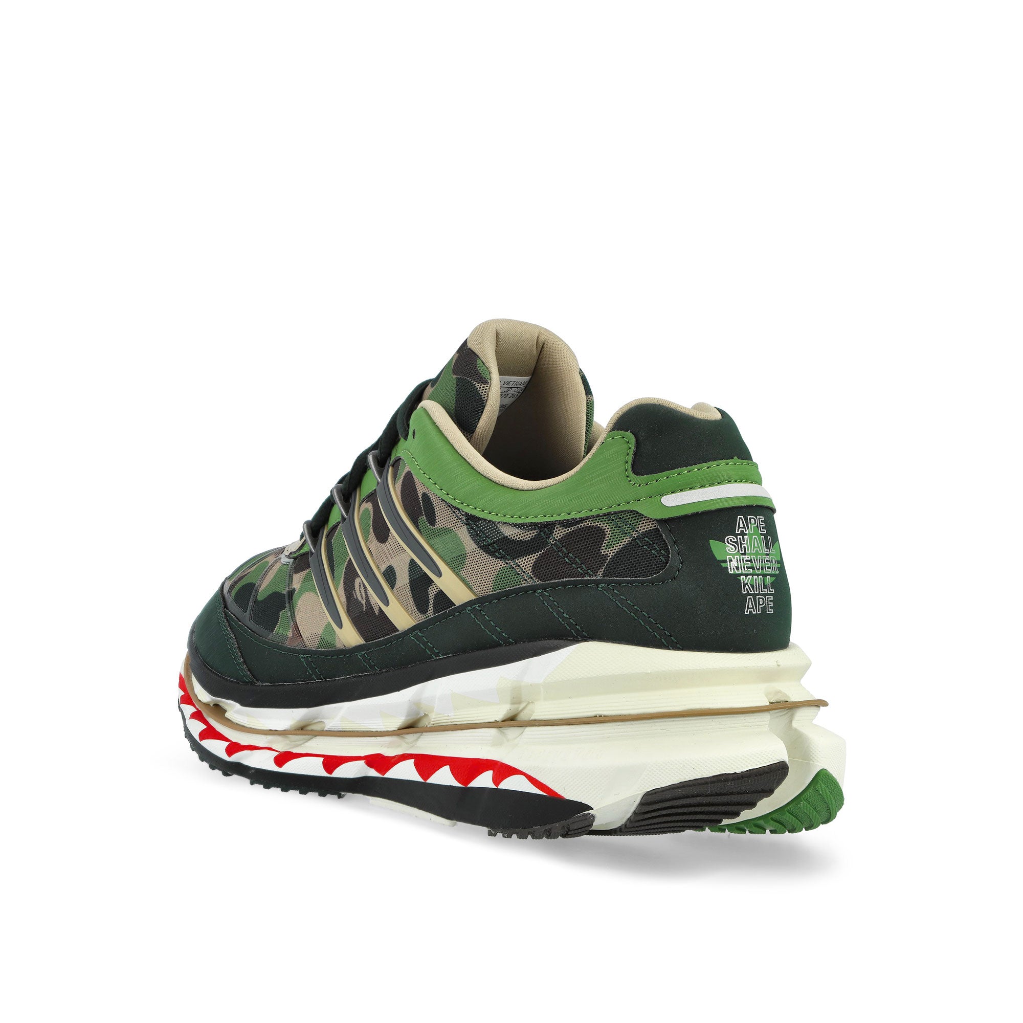 BAPE x adidas Adistar Harmony Hemp / Iron Metallic / Off White Low Top Sneakers KJ8850 Material | Overkill