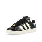 BAPE x adidas Campus 00s Core Black / Off White / Gold Metallic Low Top Sneakers KJ8851 Close-up | Overkill
