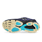 Overkill x adidas Spiritain 2000 Friends & Family Real Purple / Core Black / Signal Cyan Low Top Sneakers KJ9617 Detail View 3 | Overkill
