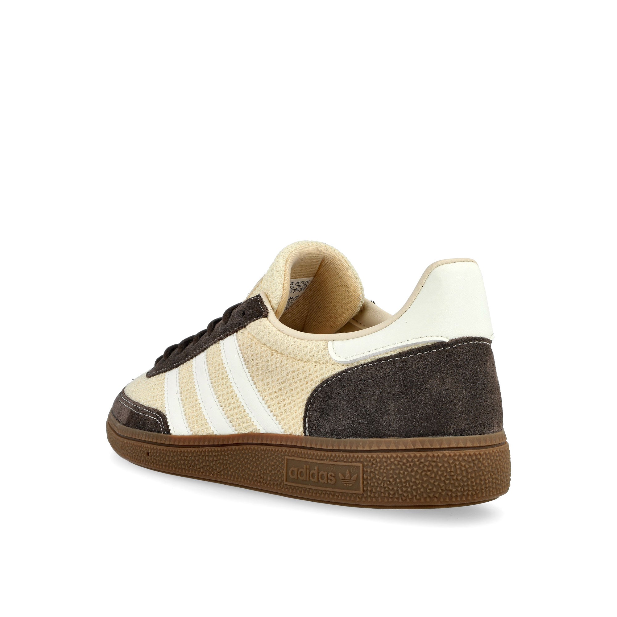 adidas Handball Spezial Warm Vanilla / Off White / Dark Brown Sneaker KJ9974 Material | Overkill

