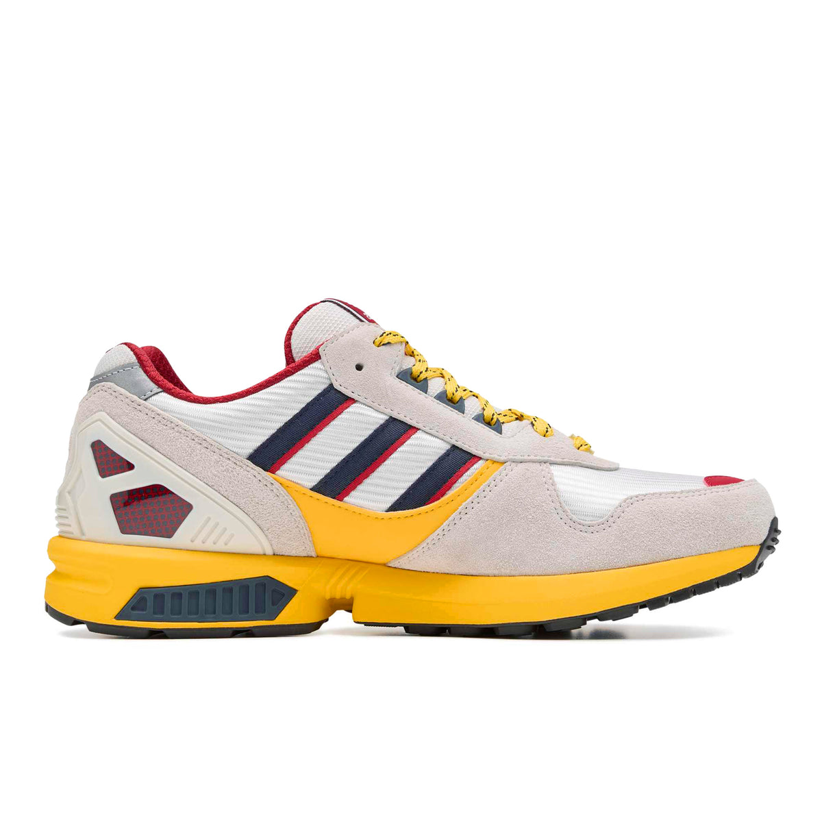 adidas Arsenal FC ZX 7300 SPZL F.C. Crystal White / Crystal White / Aurora Ink Low Top Sneakers KK0761 Silhouette | Overkill
