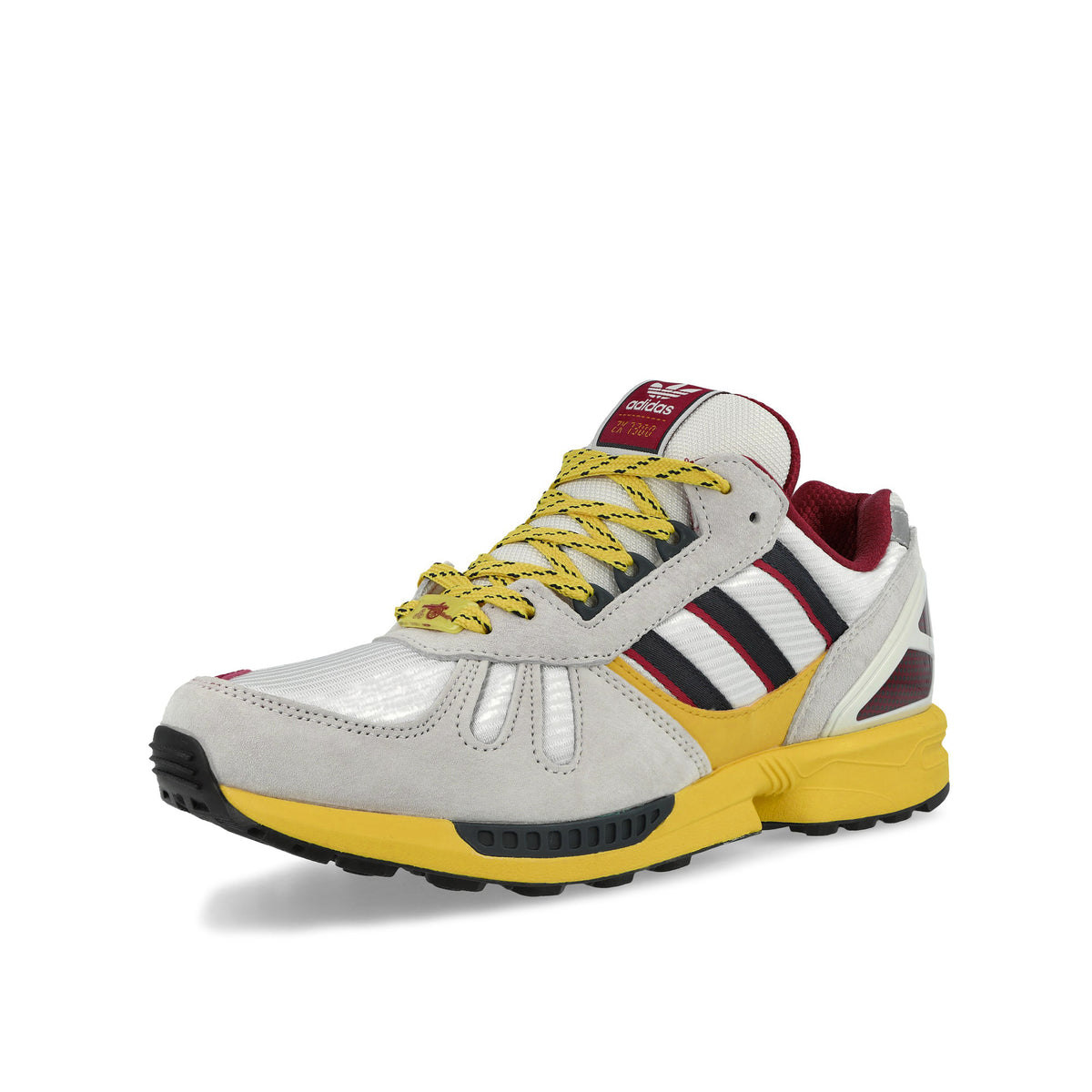 adidas Arsenal FC ZX 7300 SPZL F.C. Crystal White / Crystal White / Aurora Ink Low Top Sneakers KK0761 Close-up | Overkill