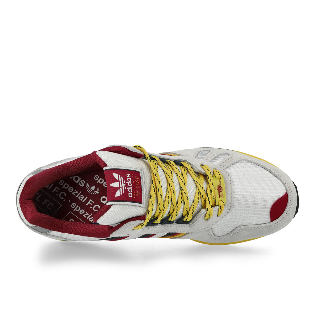 adidas Arsenal FC ZX 7300 SPZL F.C. Crystal White / Crystal White / Aurora Ink Low Top Sneakers KK0761 Detailfoto | Overkill
