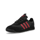 adidas Manchester United SL 83 SPZL F.C. Core Black / Core Black / Silver Metallic Low Top Sneakers KK0764 Close-up | Overkill
