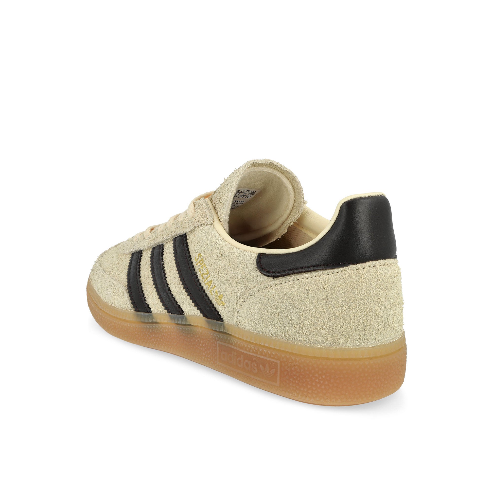 adidas Handball Spezial W Warm Vanilla / Aurora Coffee / Gold Metallic Sneaker KK0932 Material | Overkill
