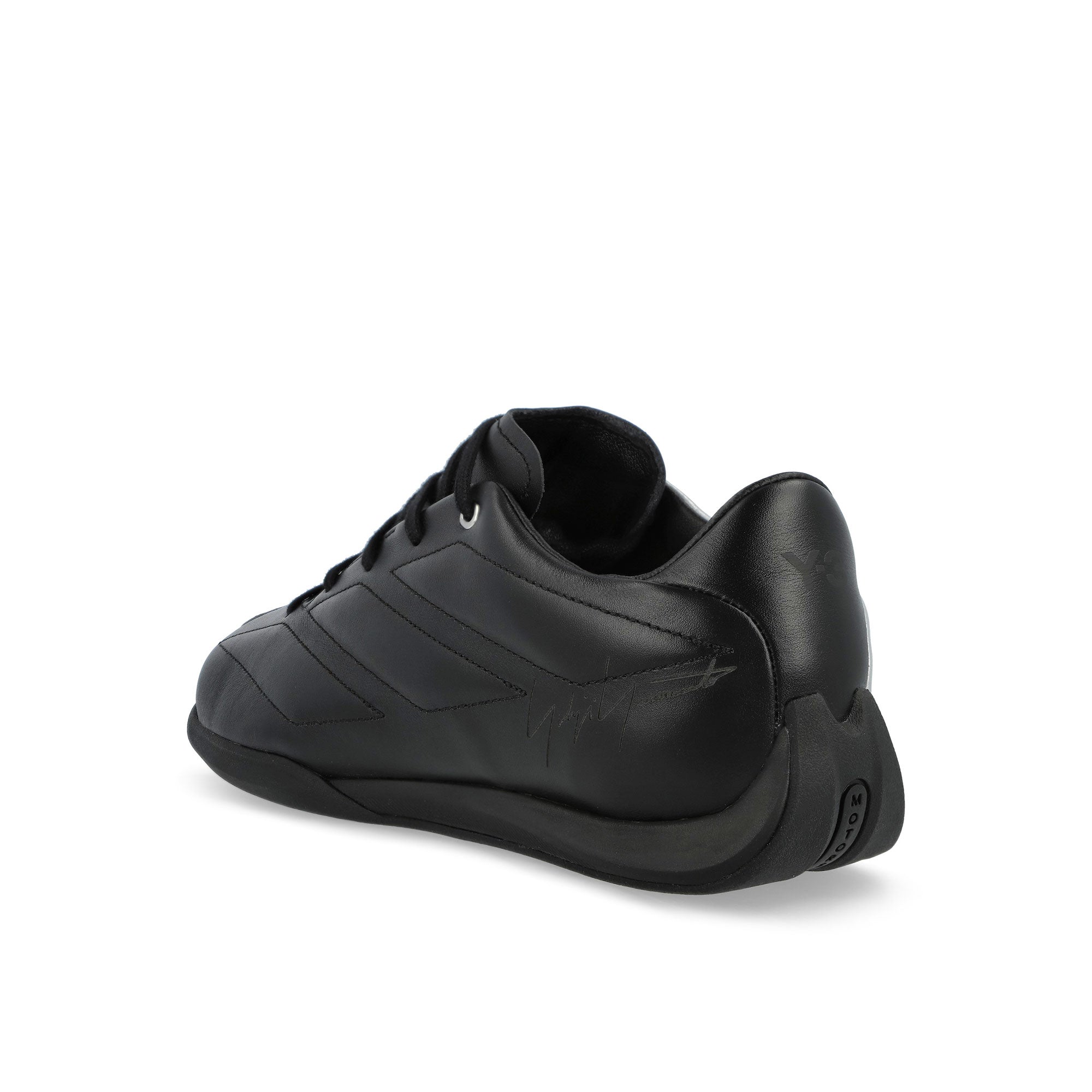 Mercedes-AMG Petronas F1 x Y-3 Feroza Lo Black / Silver Metallic / Black Low Top Sneakers KK1824 Material | Overkill