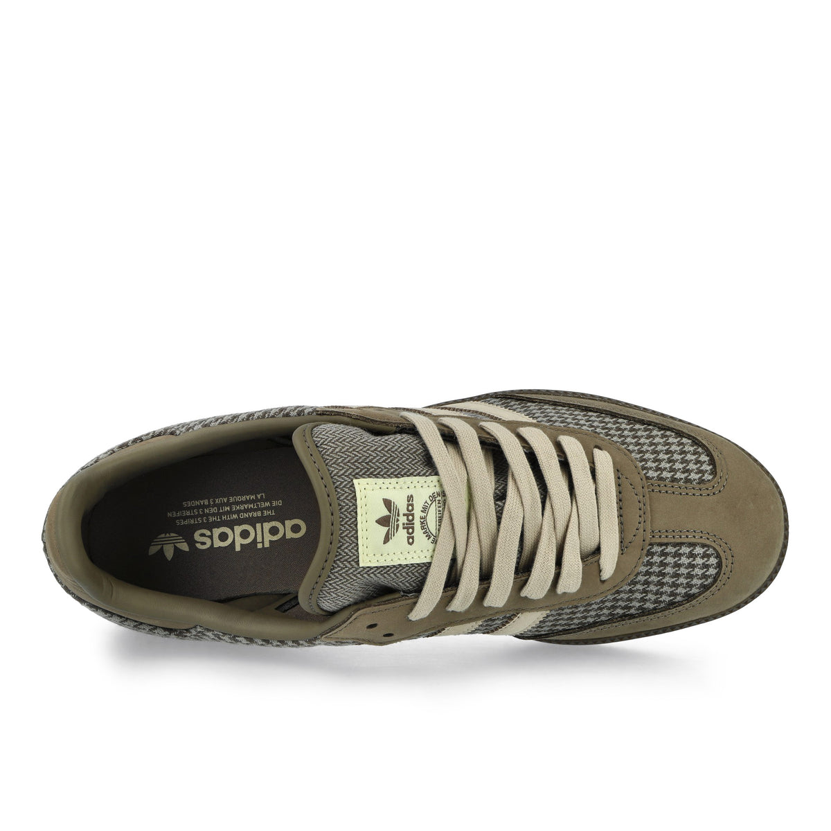 adidas Samba OG Blanch Brown / Khaki Three / Silver Pebble Low Top Sneakers KK2371 Detailfoto | Overkill
