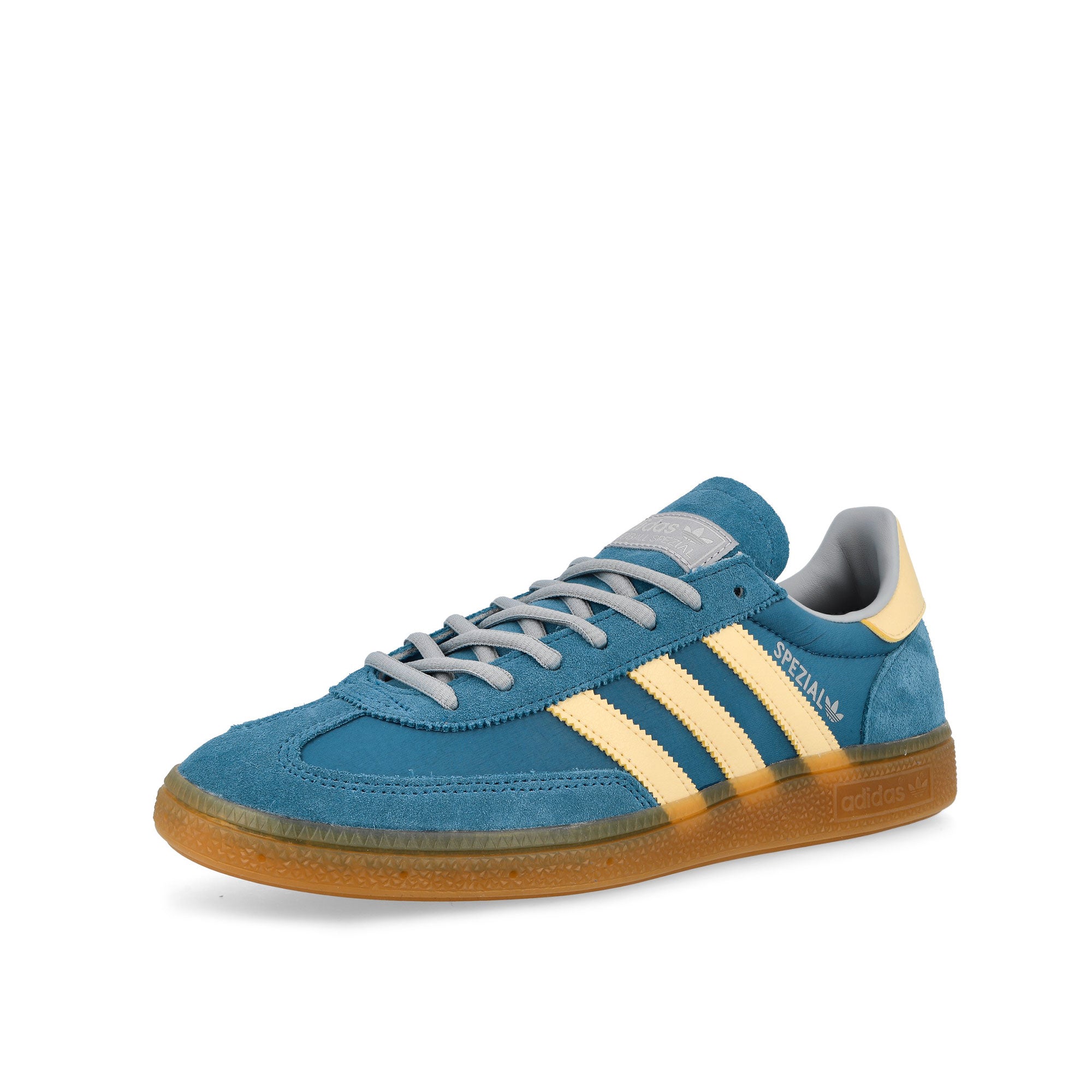 adidas Handball Spezial Dusky Ink / Easy Yellow / Gum 4 Low Top Sneakers KK2693 Close-up | Overkill
