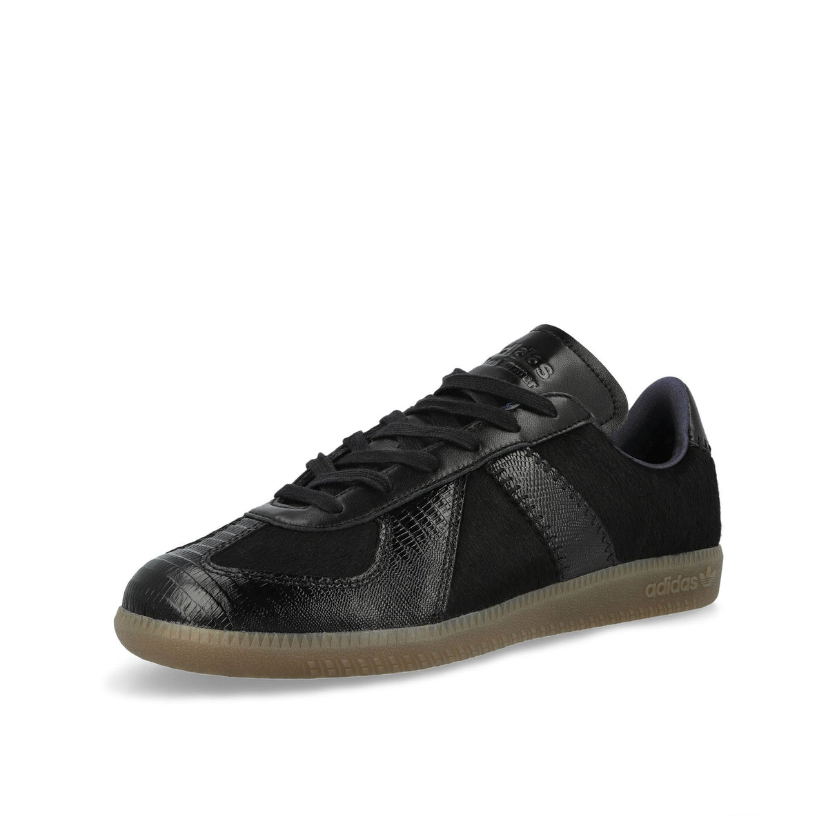 Wales Bonner x adidas BW Army Black Pony Core Black / Core Black / Gum5 Sneaker KK2813 Close-up | Overkill

