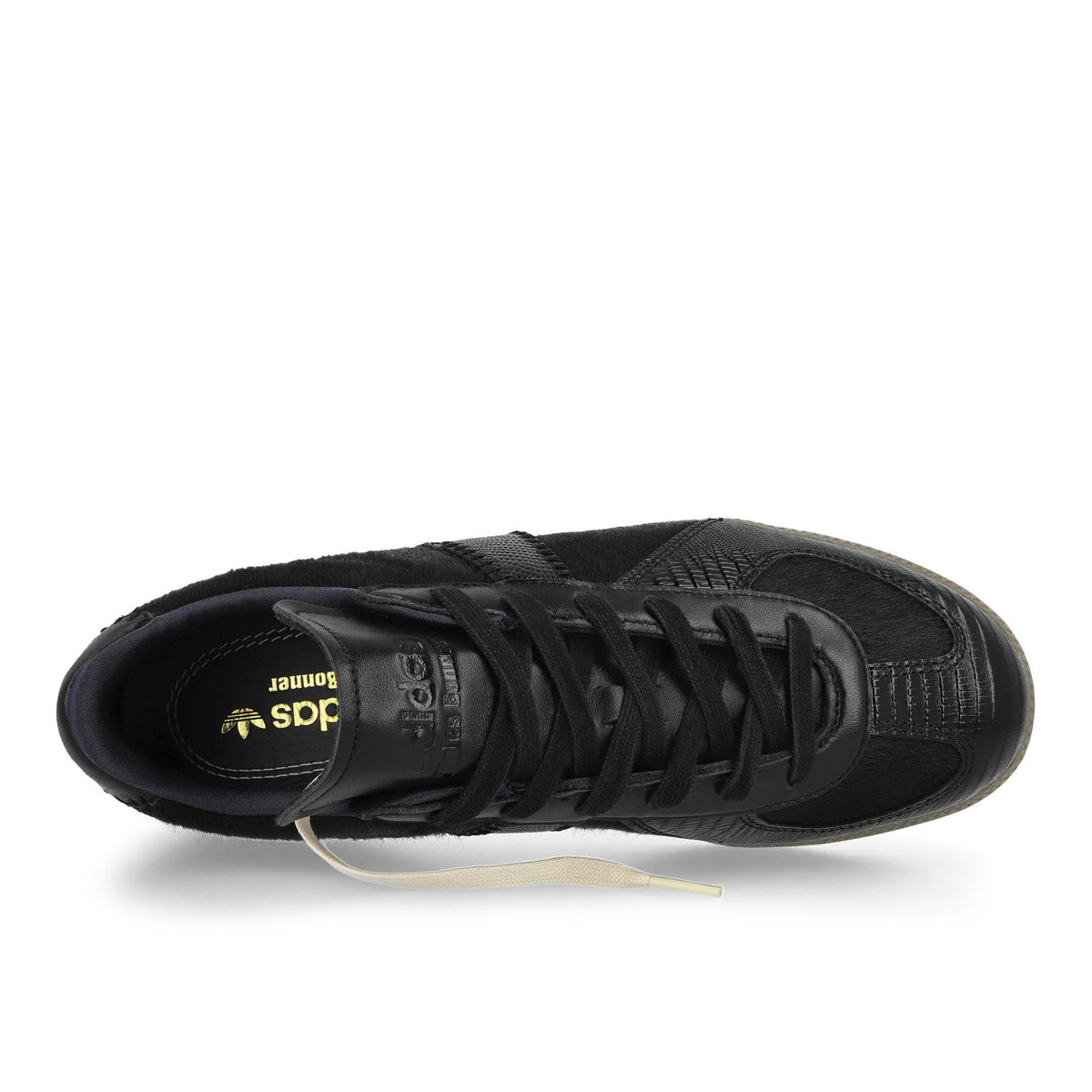 Wales Bonner x adidas BW Army Black Pony Core Black / Core Black / Gum5 Sneaker KK2813 Detailfoto | Overkill
