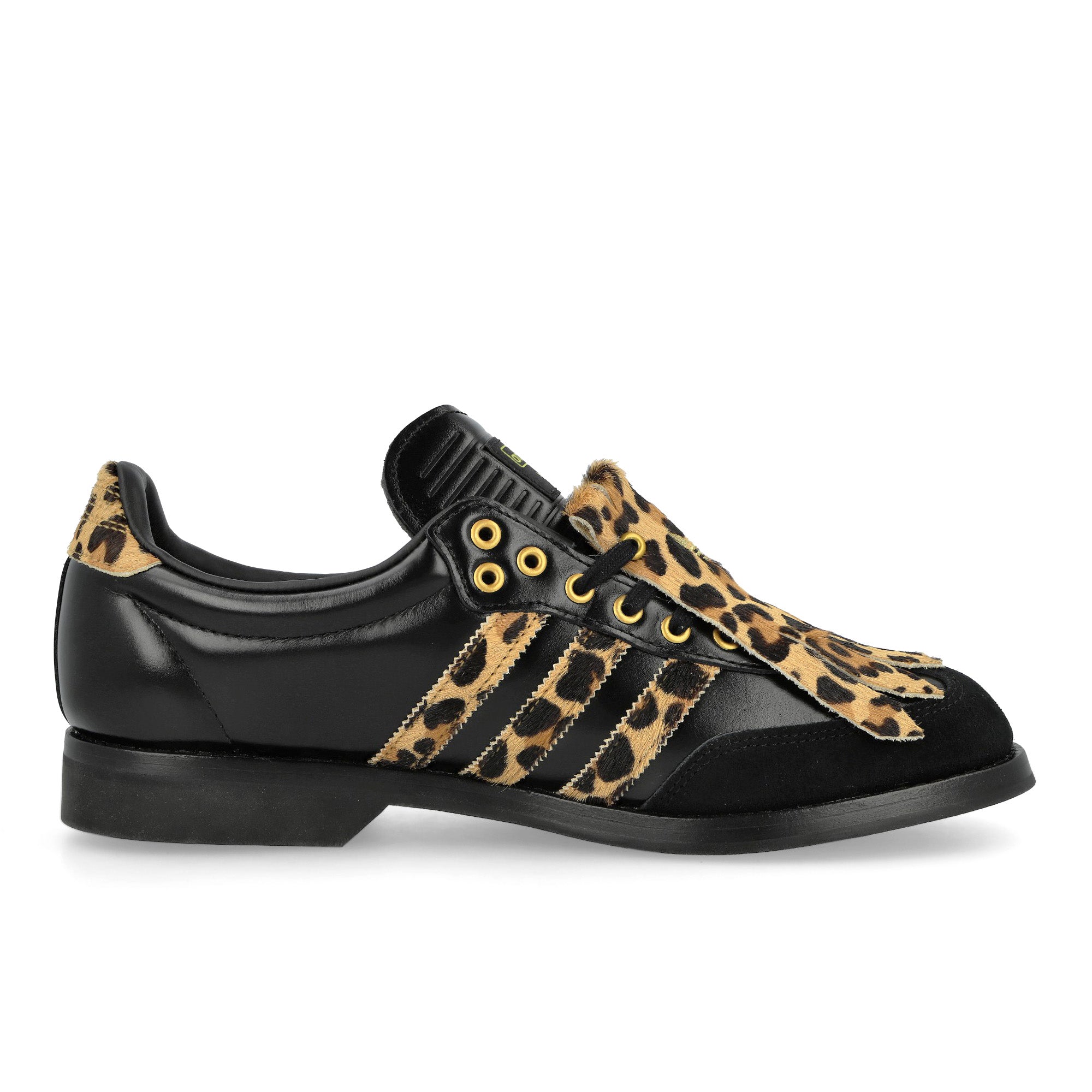 adidas Samba Bowling Core Black / Supplier Colour / Gold Metallic Sneaker KK2824 Silhouette | Overkill
