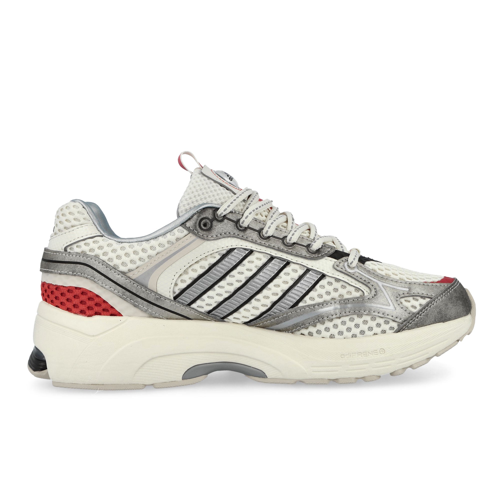 adidas Spiritain 2000 Ivory / Tech Grey Metallic / Core Black Low Top Sneakers KK2924 Silhouette | Overkill
