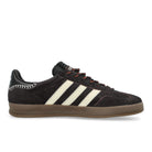 Wales Bonner x adidas Gazelle Pony Aurora Coffee / Wonder White / Core Black Low Top Sneakers KK3640 Silhouette | Overkill
