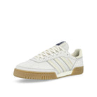 adidas Burnden II SPZL Footwear White / Cream White / Off White Low Top Sneakers KK3684 Close-up | Overkill
