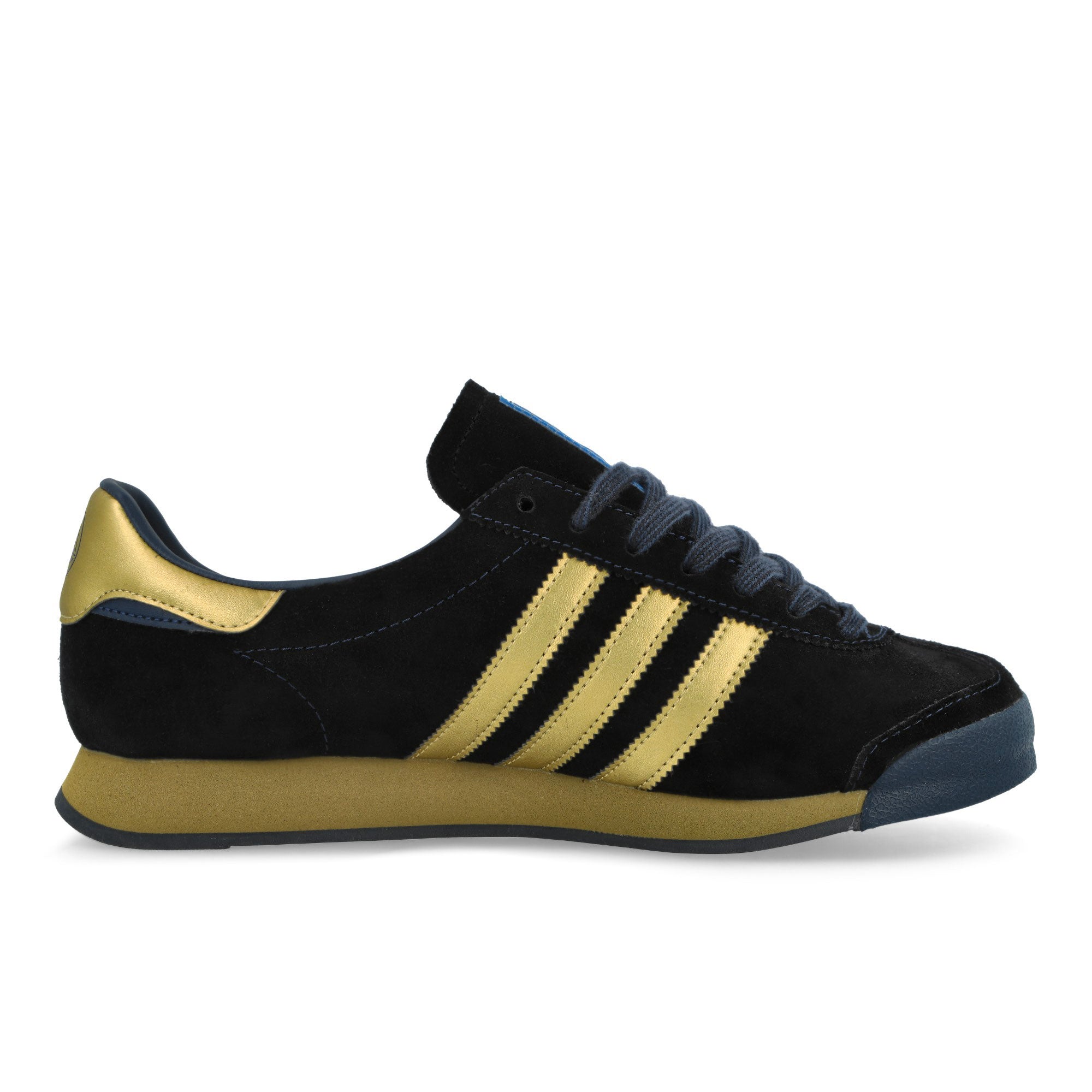 adidas Samoa II SPZL Tech Indigo / Matte Gold / Night Indigo Low Top Sneakers KK4219 Silhouette | Overkill
